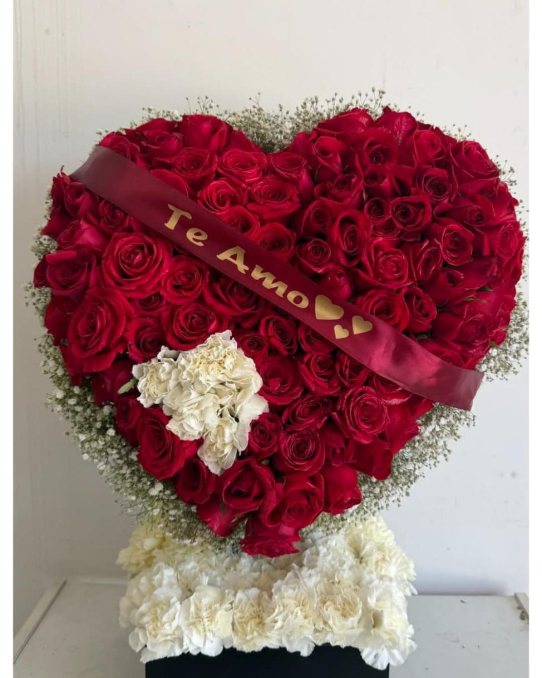 Caja Corazón 100 rosas