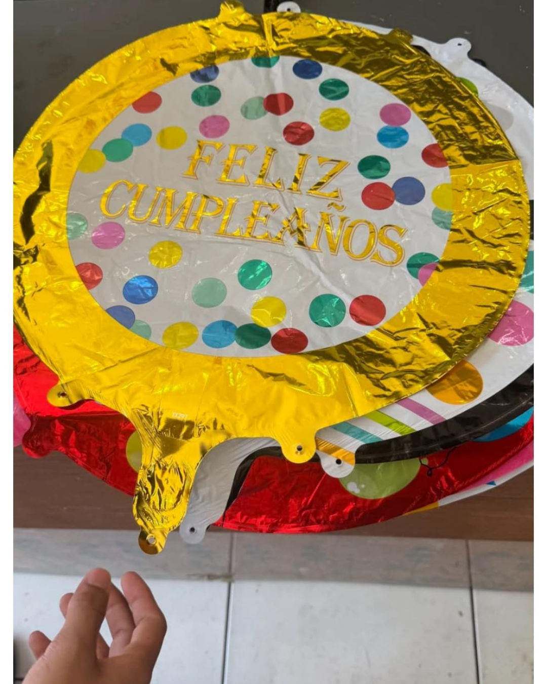 Globo Feliz Cumpleaños con helio