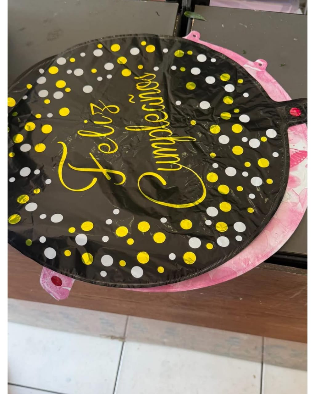 Globo Feliz Cumpleaños con helio